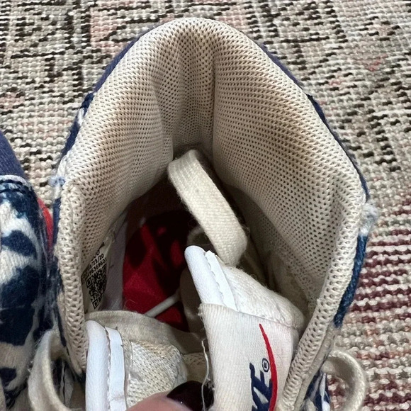 Nike 2020 Blazer Mid SE GS 'Tie Dye' Youth Shoe Red Blue Sneaker - Picture 4 of 13